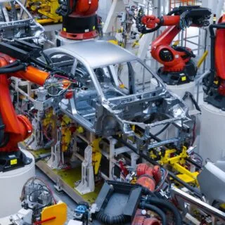 Fließband Automobilhersteller